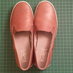 Keds Crashback leather slip ons